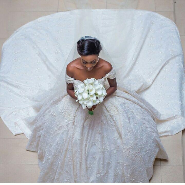 Nigerian wedding ballgown