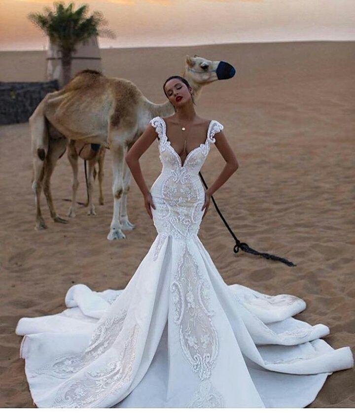 Mermaid wedding dress Nigerian